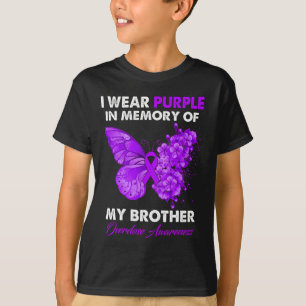 Camiseta A Consciência Da Sobredosagem Da Borboleta Eu Vist