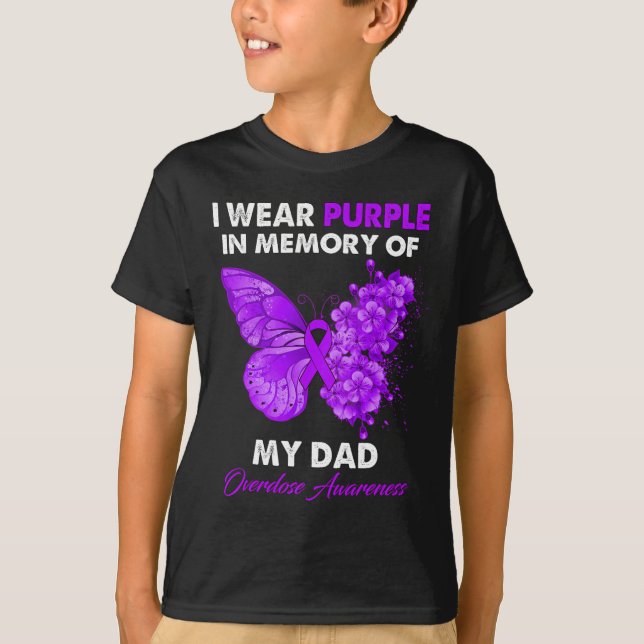 Camiseta A Consciência Da Sobredosagem Da Borboleta Eu Vist (Frente)