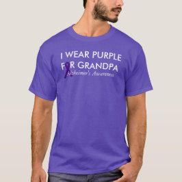 Camiseta A consciência de Alzheimer conhecido feito sob