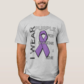 Camiseta A consciência de Alzheimer escuro