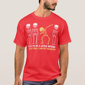Camiseta A Consciência Do Cancer Endometrial Está Bem Em Se