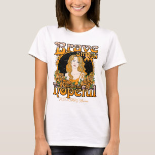 Camiseta A consciência Rsdcrps é corajosa e grata esperança