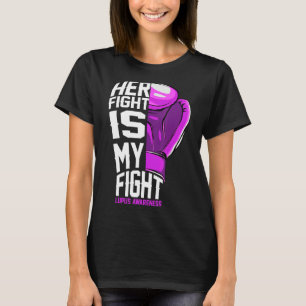 Camiseta A Consciência Sle Lupus Apoia A Luta Que Ela Fez