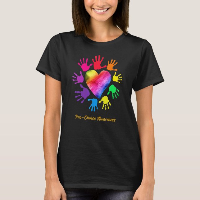 Camiseta A conscientização de escolha profissional oferece  (Frente)