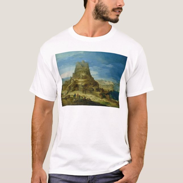Camiseta A construção da torre de Babel (Frente)