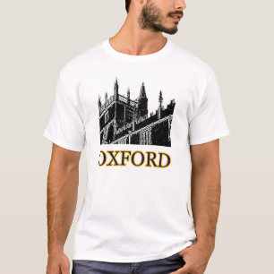 Camiseta A construção de Oxford Inglaterra espirala jGibn