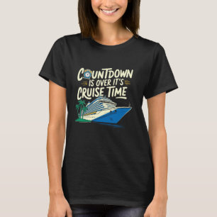 Camiseta A Contagem Regressiva Acabou É Hora de Cruzeiro, F