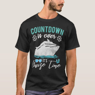 Camiseta A contagem regressiva é mais do que o tempo de cru