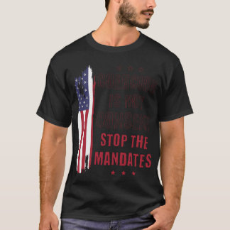 Camiseta A cooperação não é consentida Interromper os Manda