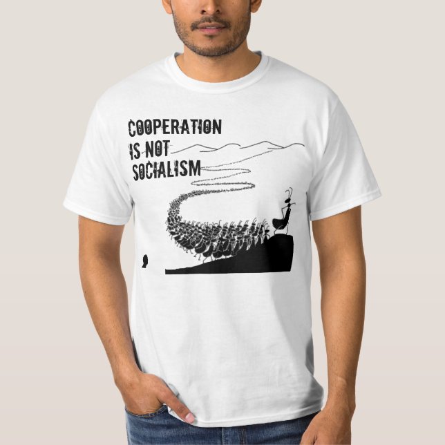 Camiseta A cooperação não é socialismo ** (Frente)