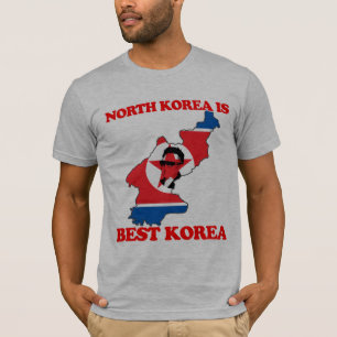Camiseta A Coreia do Norte é a melhor Coreia