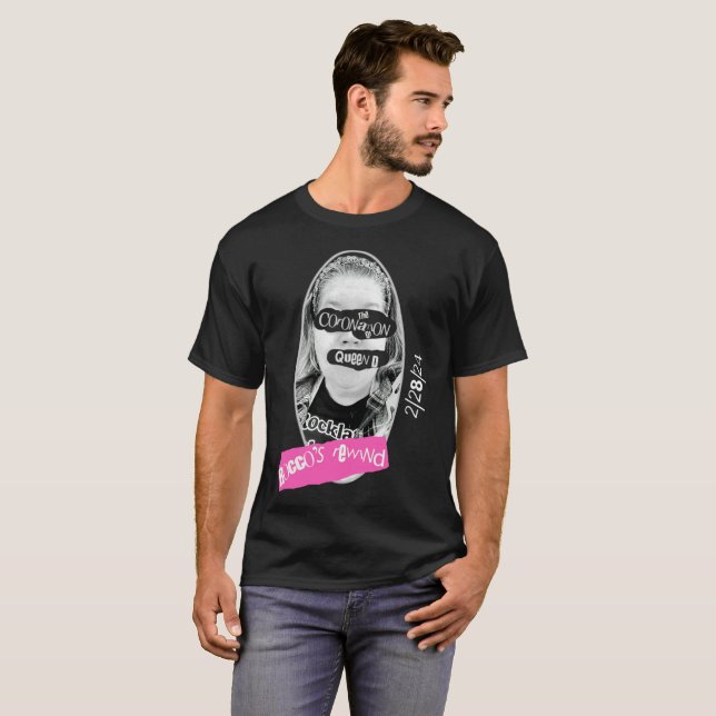 Camiseta A coroação da Rainha D (Frente Completa)