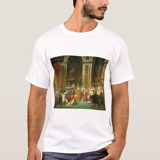 Camiseta A coroação de Napoleão, Jacques-Louis David (Frente)
