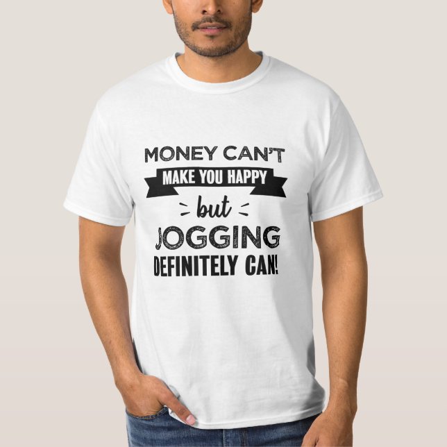 Camiseta A corrida faz você feliz Gift engraçado (Frente)