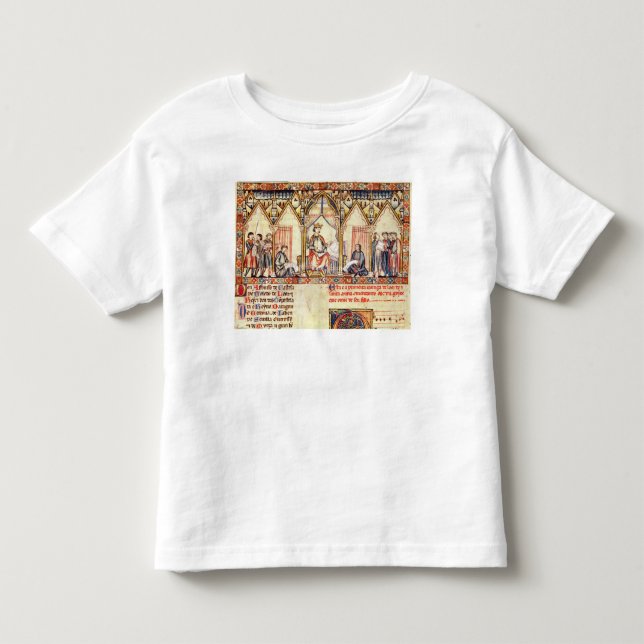 Camiseta A corte de Alfonso X 'o Wise (Frente)