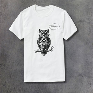 Camiseta A Coruja diz Quem