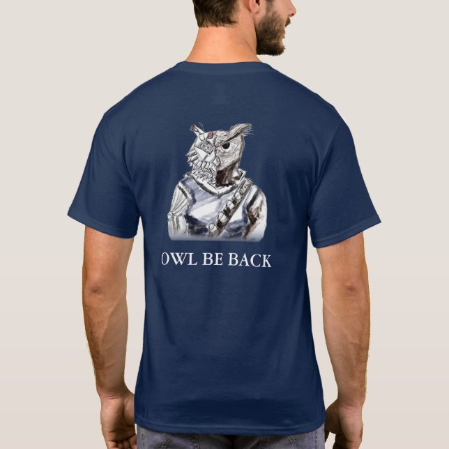 CAMISETA A CORUJA ESTEJA PARA TRÁS (Verso)