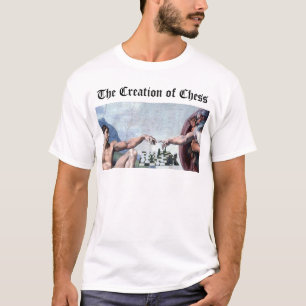 Camiseta A criação da xadrez