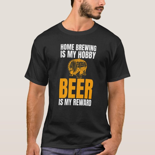 Camiseta A Criação Em Casa É A Minha Cerveja De Hobby É A M (Frente)