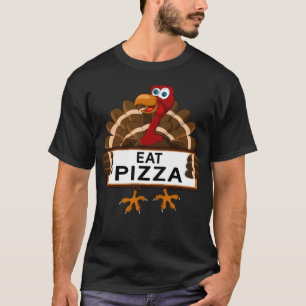 Camiseta A criança engraçada come o presente da acção d
