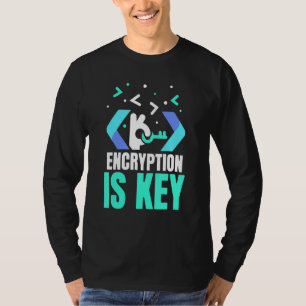 Camiseta A Criptografia é Fundamental Ditos de Codificação