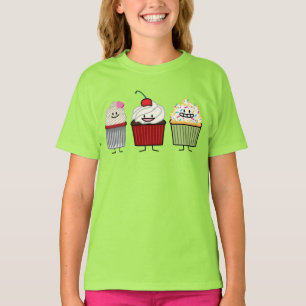 Camiseta A crosta de gelo da família do cupcake polvilha o