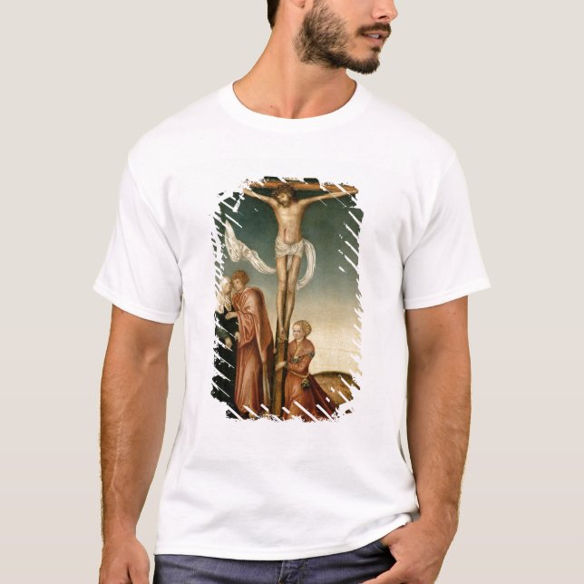 Camiseta A crucificação (painel) (Frente)