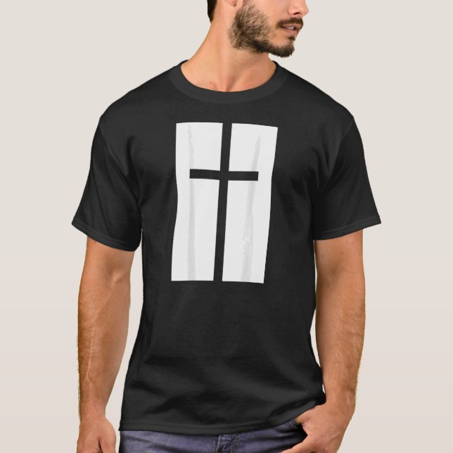 Camiseta A cruz de Deus, eu Satã... (Frente)