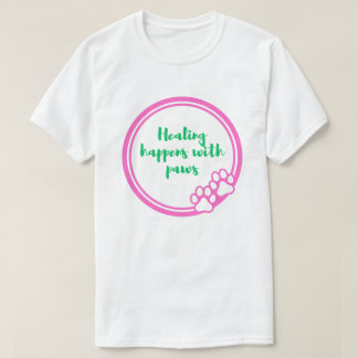 Camiseta A Cura Acontece Com Patas | Suporte Emocional