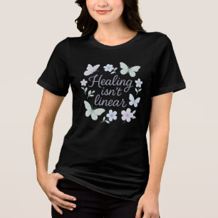 Camiseta A cura não é linear - Saúde mental do Pastel