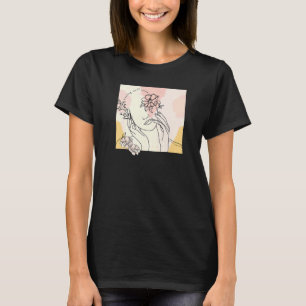 Camiseta A cura não é o Desenhar da linha de saúde mental d