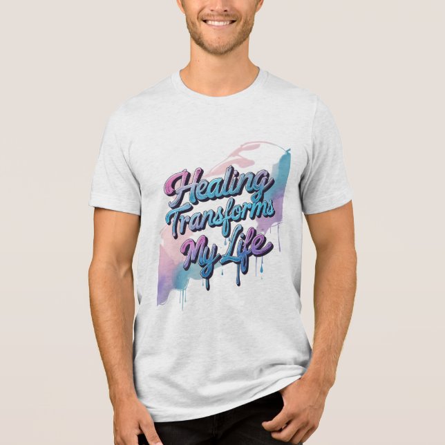 Camiseta A cura transforma minha vida (Frente)