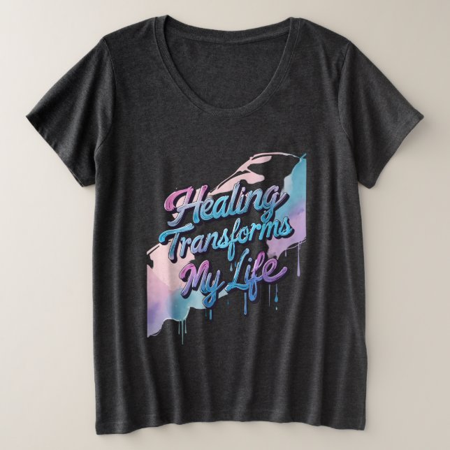 Camiseta A cura transforma minha vida (Frente do Design)