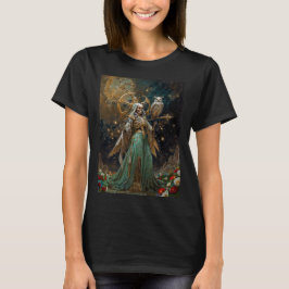 Camiseta A Dama dos Ossos Sagrados Santa Morte