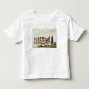 Camiseta A dança de guerra dos insulares de Caroline,