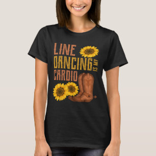 Camiseta A Dança De Linha É O Meu Estilo De Cardio Folk Wes