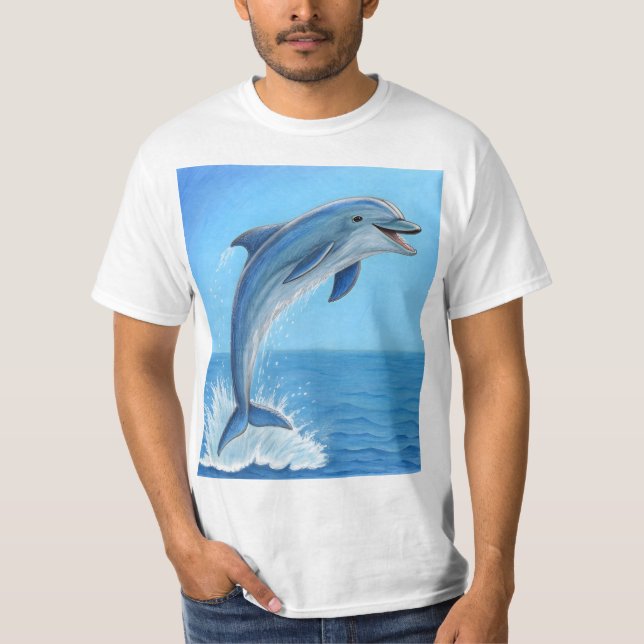 Camiseta A Dança Silenciosa do Golfinho (Frente)