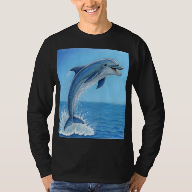 Camiseta A Dança Silenciosa do Golfinho (Frente)