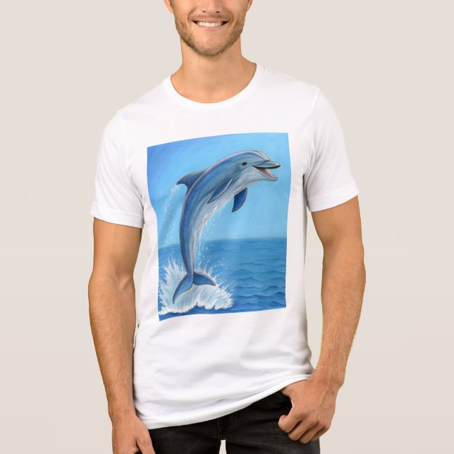 Camiseta A Dança Silenciosa do Golfinho (Frente)