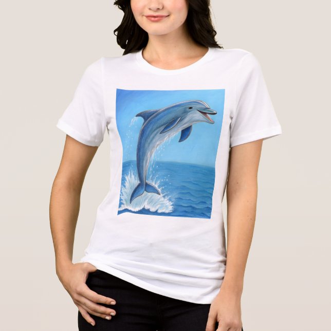 Camiseta A Dança Silenciosa do Golfinho (Frente)