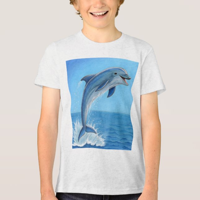 Camiseta A Dança Silenciosa do Golfinho (Frente)