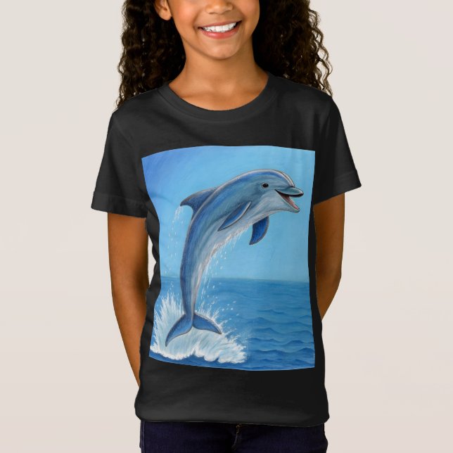 Camiseta A Dança Silenciosa do Golfinho (Frente)