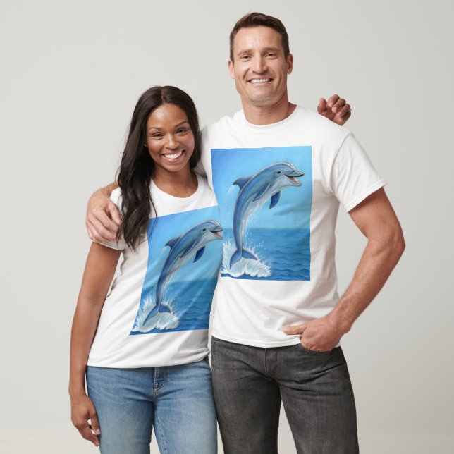 Camiseta A Dança Silenciosa do Golfinho (Unissex)