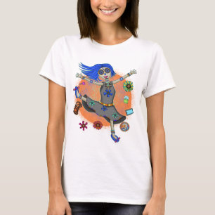 Camiseta A Dançarina Performer Carefree Happy Party Girl N