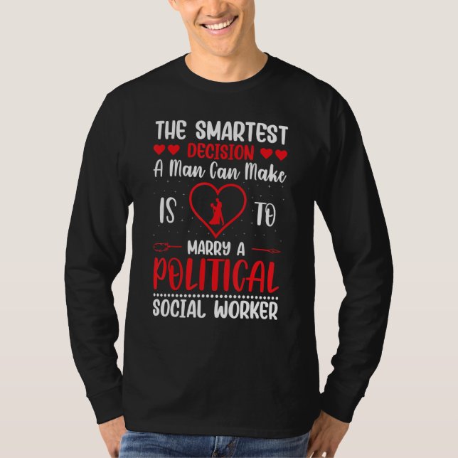 Camiseta A Decisão Mais Inteligente Que Um Homem Pode Tomar (Frente)
