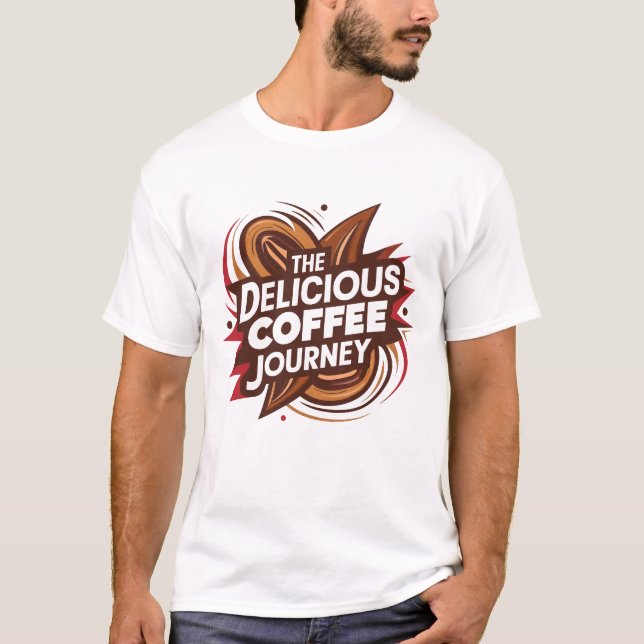 Camiseta A Deliciosa Viagem Do Café (Frente)
