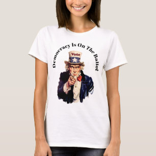 Camiseta A Democracia está na Urna 2026