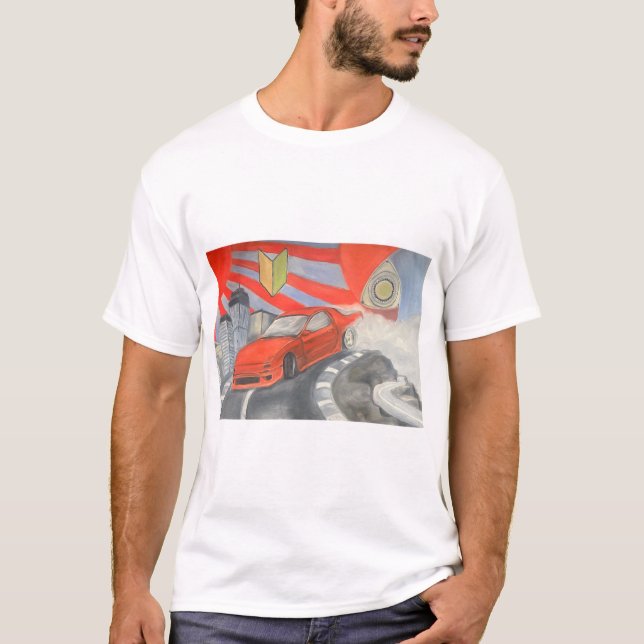 Camiseta A deriva no céu (Frente)