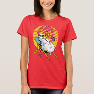 Camiseta A derreter Snowman Tão quente a ser legal