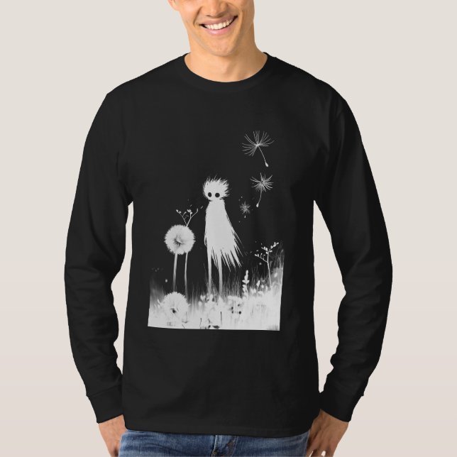 Camiseta A Descida Silenciosa Longa (Frente)